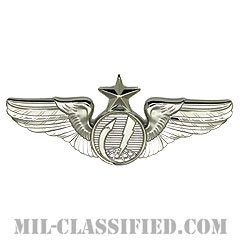 遠隔操縦航空機センサーオペレーター章 (シニア)（Remotely Piloted Aircraft Sensor Operator Badge, Senior）[カラー/鏡面仕上げ/バッジ]の画像