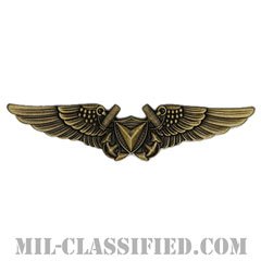 無人航空機システム章 (将校用)（Unmanned Aircraft Systems (UAS) Officer）[カラー/燻し金/バッジ]の画像