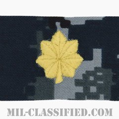 少佐（Lieutenant Commander）[NWU Type1/キャップ用階級章/生地テープパッチ]の画像