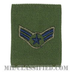 一等空兵（Airman First Class）[サブデュード（Subdued）/ゴアテックスパーカー用スライドオン空軍階級章]の画像
