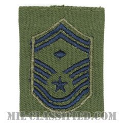 先任上級曹長（First Sergeant (E-8)）[サブデュード（Subdued）/ゴアテックスパーカー用スライドオン空軍階級章]の画像