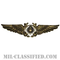 海兵空中航空士章 (エアリアルナビゲーター)（Marine Aerial Navigator Badge）[カラー/燻し金/バッジ]の画像