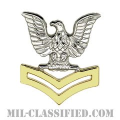 二等兵曹（ゴールド）（Petty Officer Second Class, Good conduct）[カラー/キャップ用階級章/バッジ]の画像