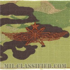 サイバースペースオペレーター章 (シニア)（Cyberspace Operator Badge, Senior）[OCP/ブラウン刺繍/パッチ]の画像