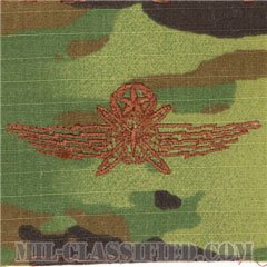 サイバースペースオペレーター章 (マスター)（Cyberspace Operator Badge, Master）[OCP/ブラウン刺繍/パッチ]の画像