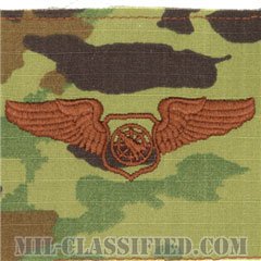 空中戦闘管制章 (ベーシック)（Air Battle Manager Badge, Basic）[OCP/ブラウン刺繍/パッチ]の画像
