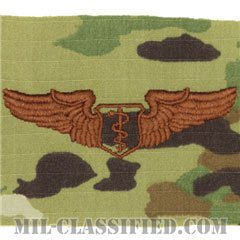 飛行医師章 (ベーシック)（Flight Surgeon, Basic）[OCP/ブラウン刺繍/パッチ]の画像