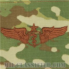 飛行医師章 (シニア)（Flight Surgeon, Senior）[OCP/ブラウン刺繍/パッチ]の画像