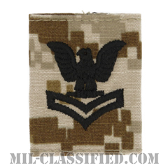 二等兵曹（Petty Officer Second Class）[NWU Type2（AOR1）/ユニフォーム・パーカー用スライドオン階級章]の画像