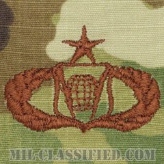 指揮統制章 (シニア)（Command and Control Badge, Senior）[OCP/ブラウン刺繍/パッチ]の画像