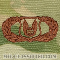 作戦支援章 (ベーシック)（Operations Support Badge, Basic）[OCP/ブラウン刺繍/パッチ]の画像