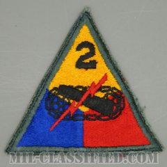 第2機甲師団（2nd Armored Division）[カラー/カットエッジ/パッチ/中古1点物]の画像