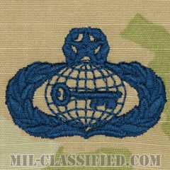 情報章 (マスター)（Intelligence Badge, Master）[OCP/宇宙軍ブルー刺繍/パッチ]の画像