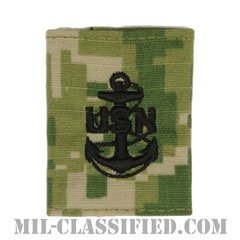 上等兵曹（Chief Petty Officer）[NWU Type3（AOR2）/ユニフォーム・パーカー用スライドオン階級章]の画像
