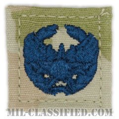 指揮官章（Commander's Badge）[OCP/宇宙軍ブルー刺繍/ベルクロ付パッチ]の画像