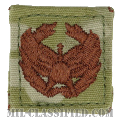指揮官章（Commander's Badge）[OCP/ブラウン刺繍/ベルクロ付パッチ]の画像
