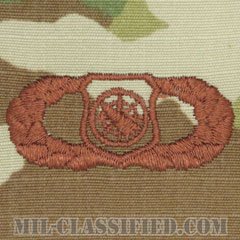 兵器指揮章 (ベーシック)（Weapons Director Badge, Basic）[OCP/ブラウン刺繍/パッチ]の画像