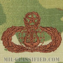 楽隊章 (マスター)（Band Badge, Master）[OCP/ブラウン刺繍/パッチ]の画像