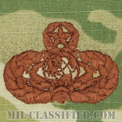 サイバースペース支援章 (マスター)（Cyberspace Support Badge, Master）[OCP/ブラウン刺繍/パッチ]の画像