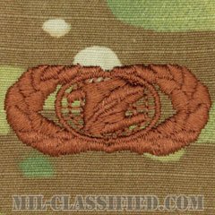 情報管理章 (ベーシック)（Information Management/Administration Badge, Basic）[OCP/ブラウン刺繍/パッチ]の画像