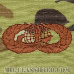 部隊支援記章 (ベーシック)（Force Support Badge, Basic）[OCP/ブラウン刺繍/パッチ]の画像