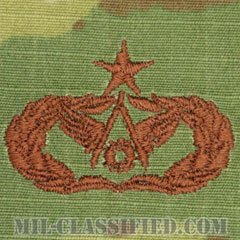 土木技師（建設）章 (シニア)（Civil Engineer Badge, Senior）[OCP/ブラウン刺繍/パッチ]の画像