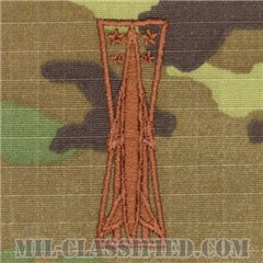 ミサイル整備章 (ベーシック)（Missile Maintenance Badge, Basic）[OCP/ブラウン刺繍/パッチ]の画像