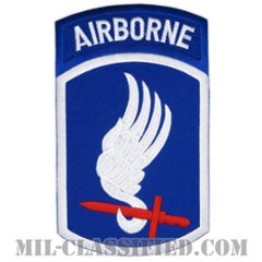 第173空挺旅団（173rd Airborne Brigade）[カラー/カットエッジ/Lサイズ（大）/バックパッチ（背中用）/ノベルティ]の画像