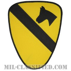 第1騎兵師団（1st Cavalry Division）[カラー/メロウエッジ/Lサイズ（大）/バックパッチ（背中用）/ノベルティ]の画像
