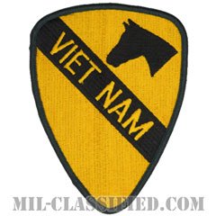 第1騎兵師団（ベトナム）（1st Cavalry Division, Vietnam）[カラー/メロウエッジ/パッチ/ノベルティ]の画像