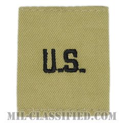 陸軍犯罪捜査司令部用U.S.章（U.S. Letters (CID)）[デザート/ゴアテックスパーカー用スライドオン階級章]の画像