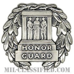 無名戦士の墓衛兵章（Guard, Tomb of the Unknown Soldier）[カラー/燻し銀/バッジ]の画像