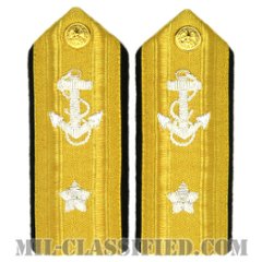 准将 (下級少将)（Rear Admiral Lower Half (RDML)）[ショルダーボード階級章（男性用）/ペア（2枚1組）]の画像