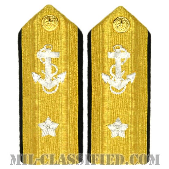 准将 (下級少将)（Rear Admiral Lower Half (RDML)）[ショルダーボード階級章（男性用）/ペア（2枚1組）]画像