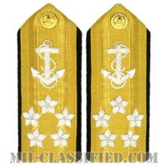 元帥（Fleet Admiral (FADM)）[ショルダーボード階級章（男性用）/ペア（2枚1組）]の画像