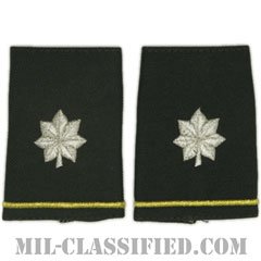 中佐（Lieutenant Colonel (LTC)）[グリーン/ショルダー階級章/ショートサイズ肩章/ペア（2枚1組）]の画像