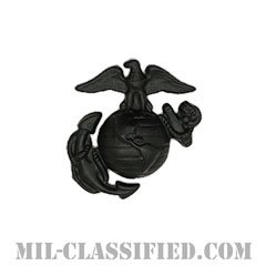 アメリカ海兵隊ギャリソンキャップ用帽章 (下士官用)（Marine Corps Garrison Cap Device, Enlisted）[サブデュード（ブラックメタル）/バッジ]の画像