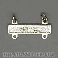 射撃技術章用バー (ピストル)（Qualification Bar, PISTOL）[カラー/鏡面仕上げ/バッジ]の画像