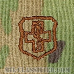 医療章 (下士官用ベーシック)（Enlisted Medical Badge, Basic）[OCP/ブラウン刺繍/パッチ]の画像