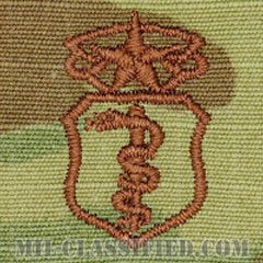 生物医学章 (チーフ)（Biomedical Science Corps Badge, Chief）[OCP/ブラウン刺繍/パッチ]の画像