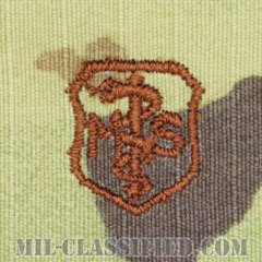 衛生業務章 (ベーシック)（Medical Service Corps Badge, Basic）[OCP/ブラウン刺繍/パッチ]の画像