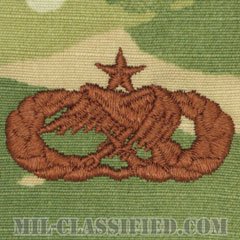 整備・弾薬章 (シニア)（Maintenance and Munitions Badge, Senior）[OCP/ブラウン刺繍/パッチ]の画像
