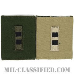 准尉 (CW2)（Chief Warrant Officer 2 (CW2)）[リバーシブル（サブデュード・デザート）/ゴアテックスパーカー用スライドオン階級章]の画像