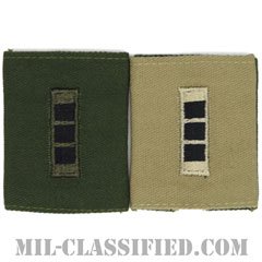 准尉 (CW3)（Chief Warrant Officer 3 (CW3)）[リバーシブル（サブデュード・デザート）/ゴアテックスパーカー用スライドオン階級章]の画像