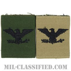 大佐（Colonel (COL)）[リバーシブル（サブデュード・デザート）/ゴアテックスパーカー用スライドオン階級章]の画像