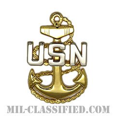 アメリカ海軍制帽用帽章 (上級上等兵曹)（Navy Service Cap Device
