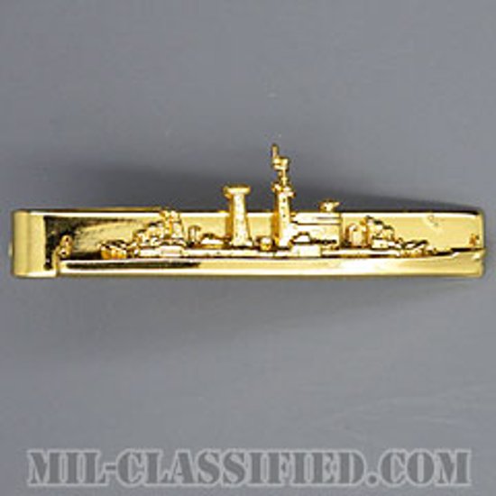 駆逐艦章付タイクリップ（Officer Destroyer Insignia, Tie Clasp/Tie Clip）[海軍ネクタイピン/将校用ゴールド]画像