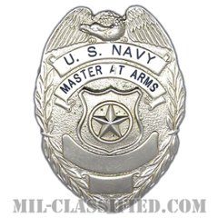 アメリカ海軍憲兵章（シルバー）（U.S. NAVY Master At Arms）[バッジ/中古1点物]の画像