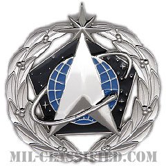 宇宙軍参謀章（Space Staff Badge）[カラー/鏡面仕上げ/バッジ]の画像