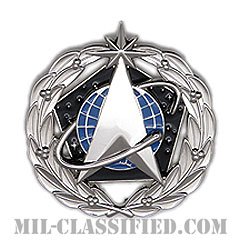 宇宙軍参謀章（Space Staff Badge）[カラー/鏡面仕上げ/ミニサイズ/バッジ]の画像